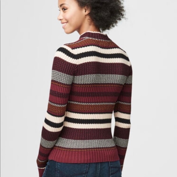 Multicolored Ribbed Stripe Sweater - Picture 3 of 3